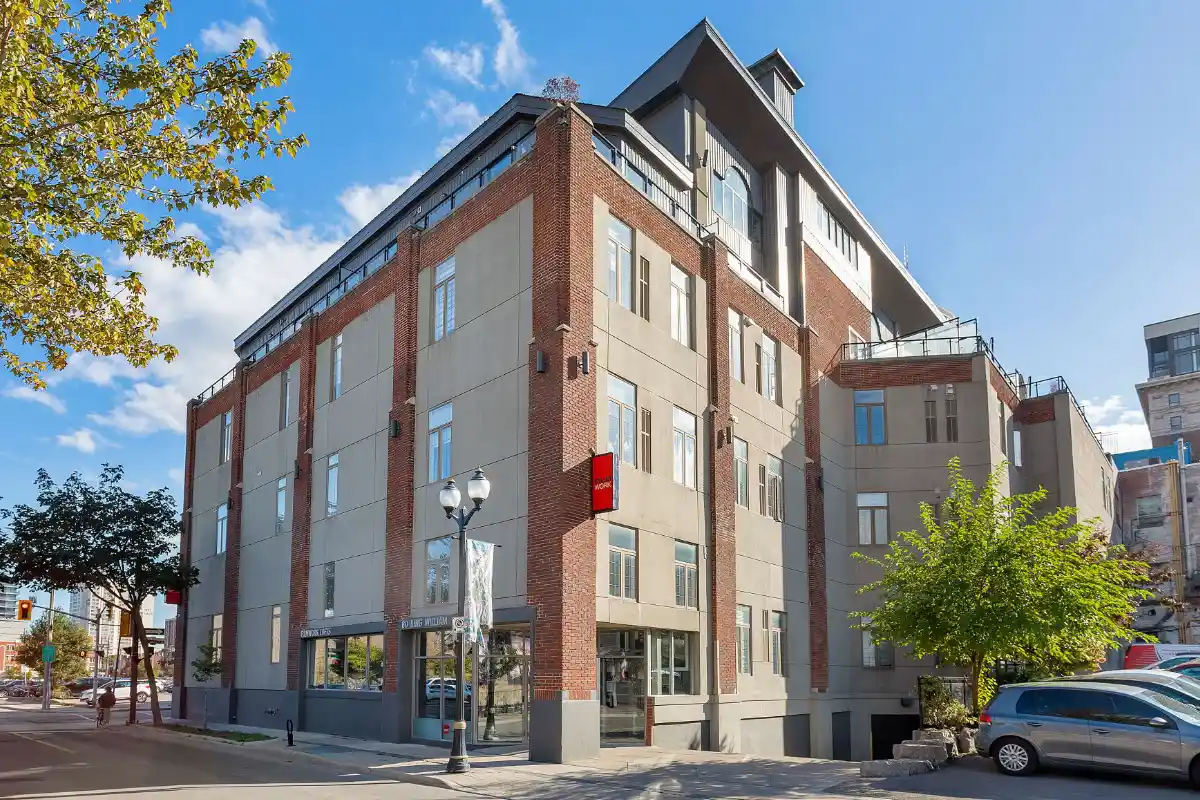FilmWork Lofts at 80 King William Street in downtown Hamilton, Ontario